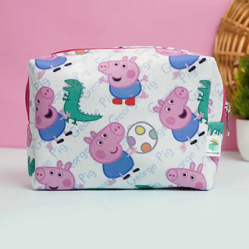 Personalized Neck Pillow with Box Pouch Combo for Kids